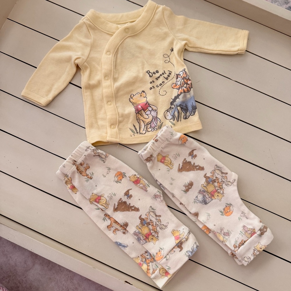 NWOT Disney Baby Newborn Outfit, Pants x2